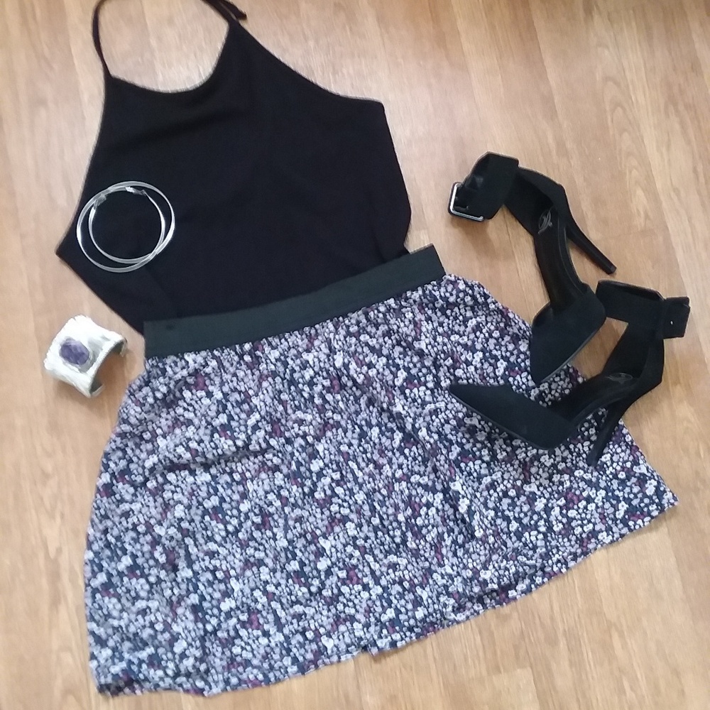 COTTON ON Floral Circle Skirt - Size Small